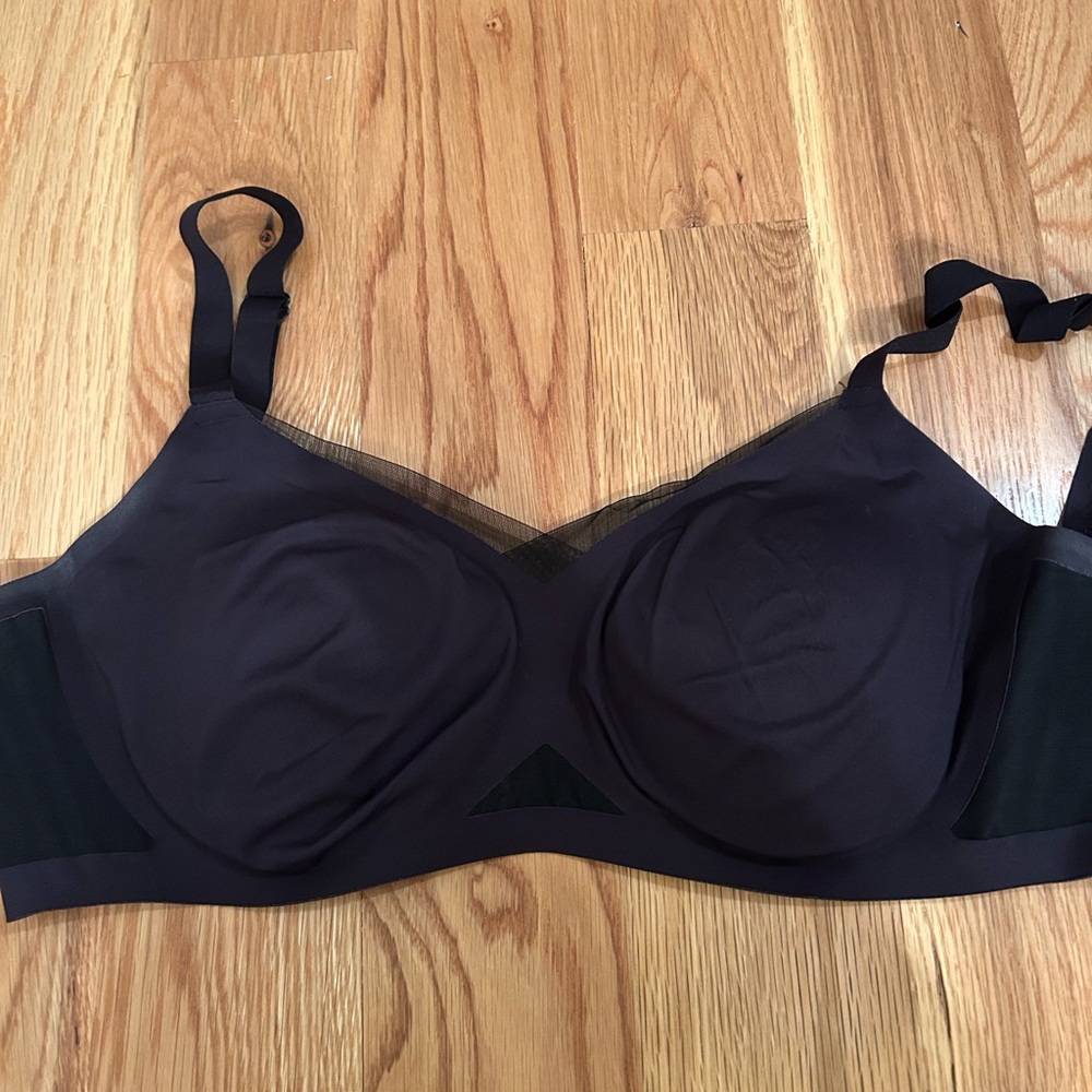 Honeylove Black CrossOver Bra, 1X (40C/D)